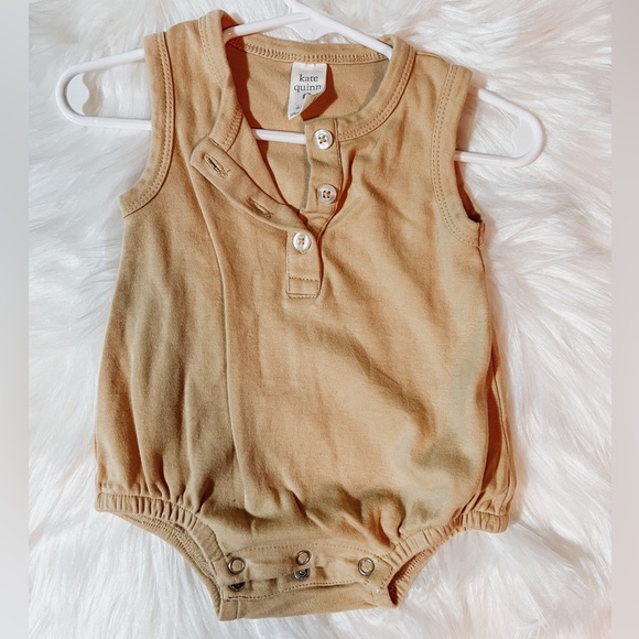 Kate Quinn- mustard yellow bubble romper - Picture 2 of 2